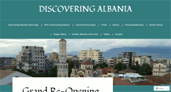 Desktop Screenshot of discoveringalbania.com